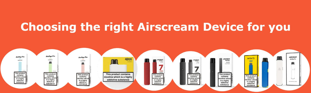 Compare Airscream Devices to Find the Right Vape for You