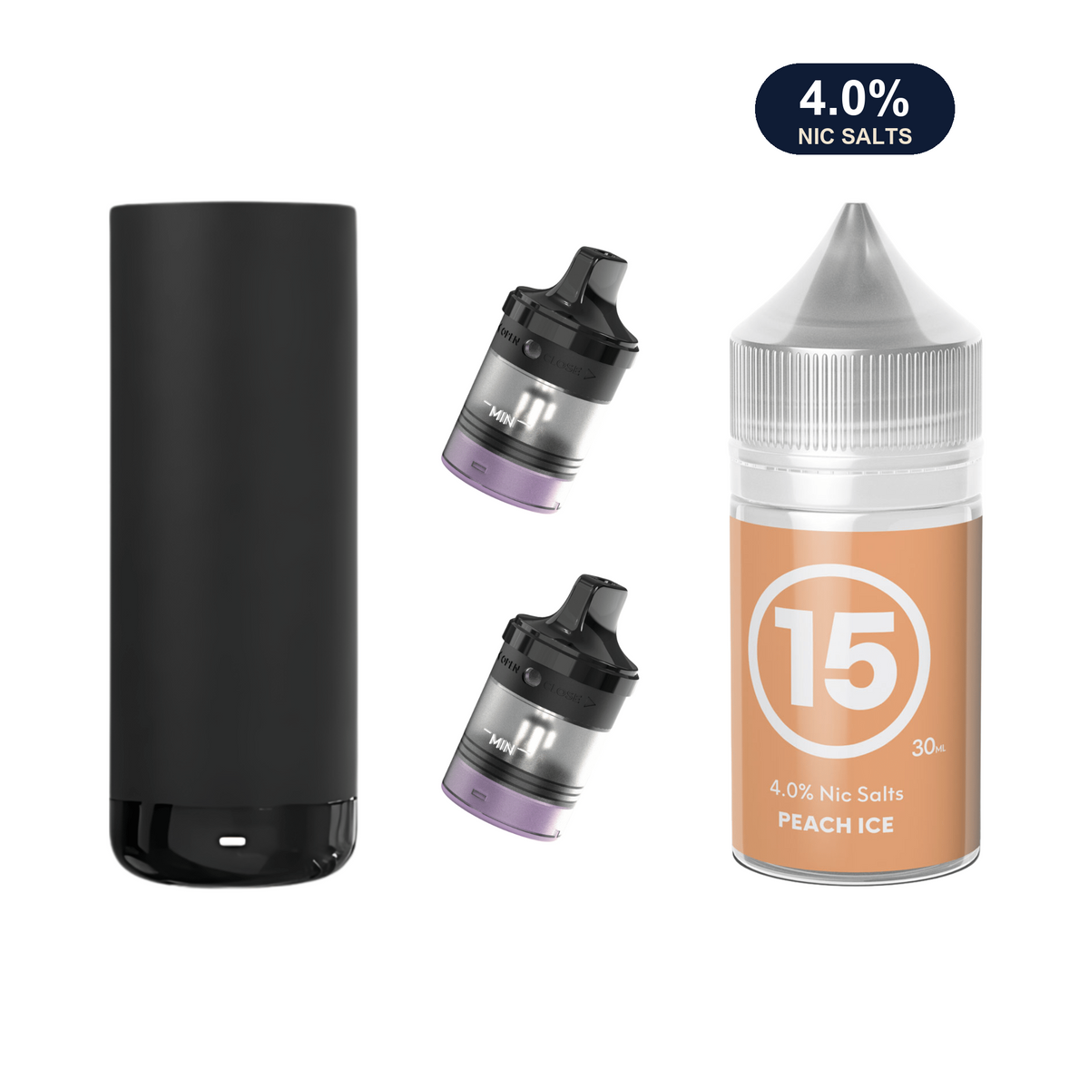 #15 Peach Ice AirsPops XL Refill Bundle