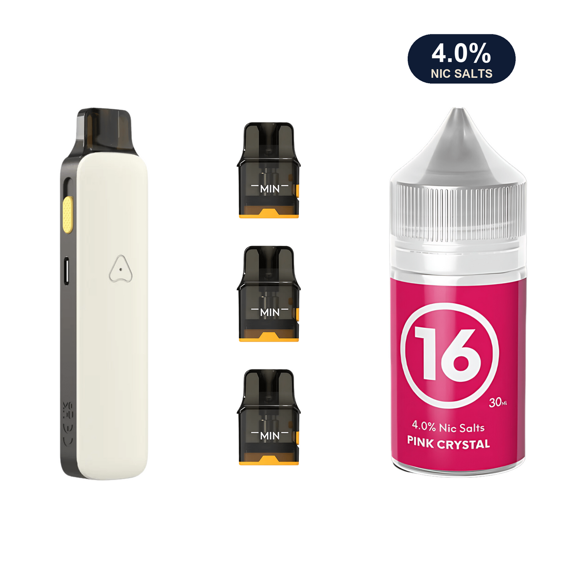 #16 Pink Crystal AirsPops Pro II Bundle