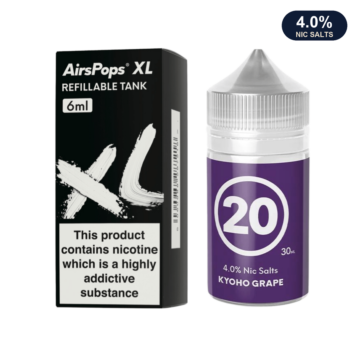 #20 Kyoho Grape XL Refill Pod + E-Liquid bundle