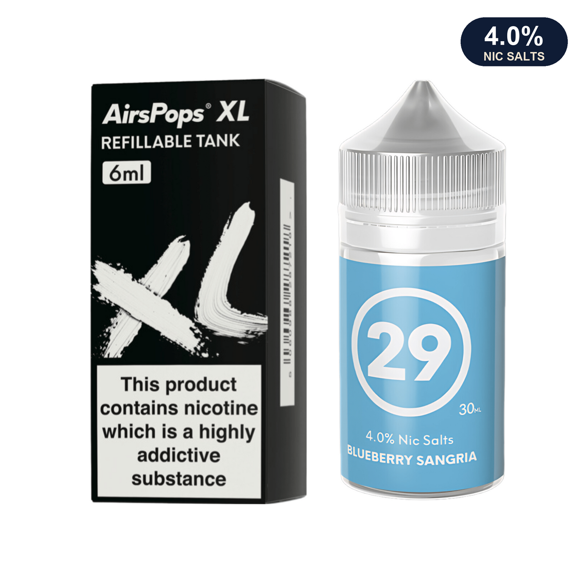 #29 Blueberry Sangria XL Refill Pod + E-Liquid bundle