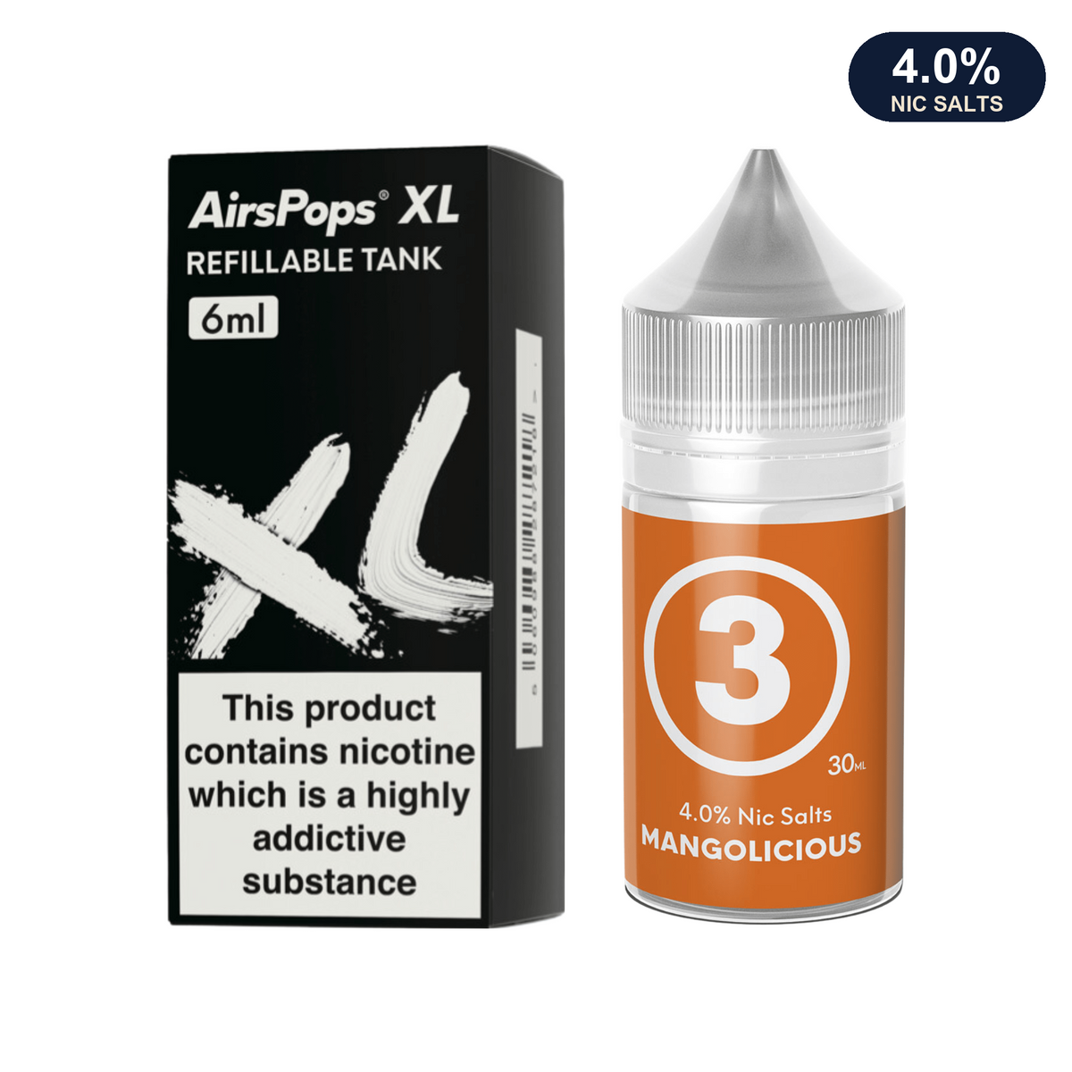 #3 Mangolicious XL Refill Pod + E-Liquid bundle