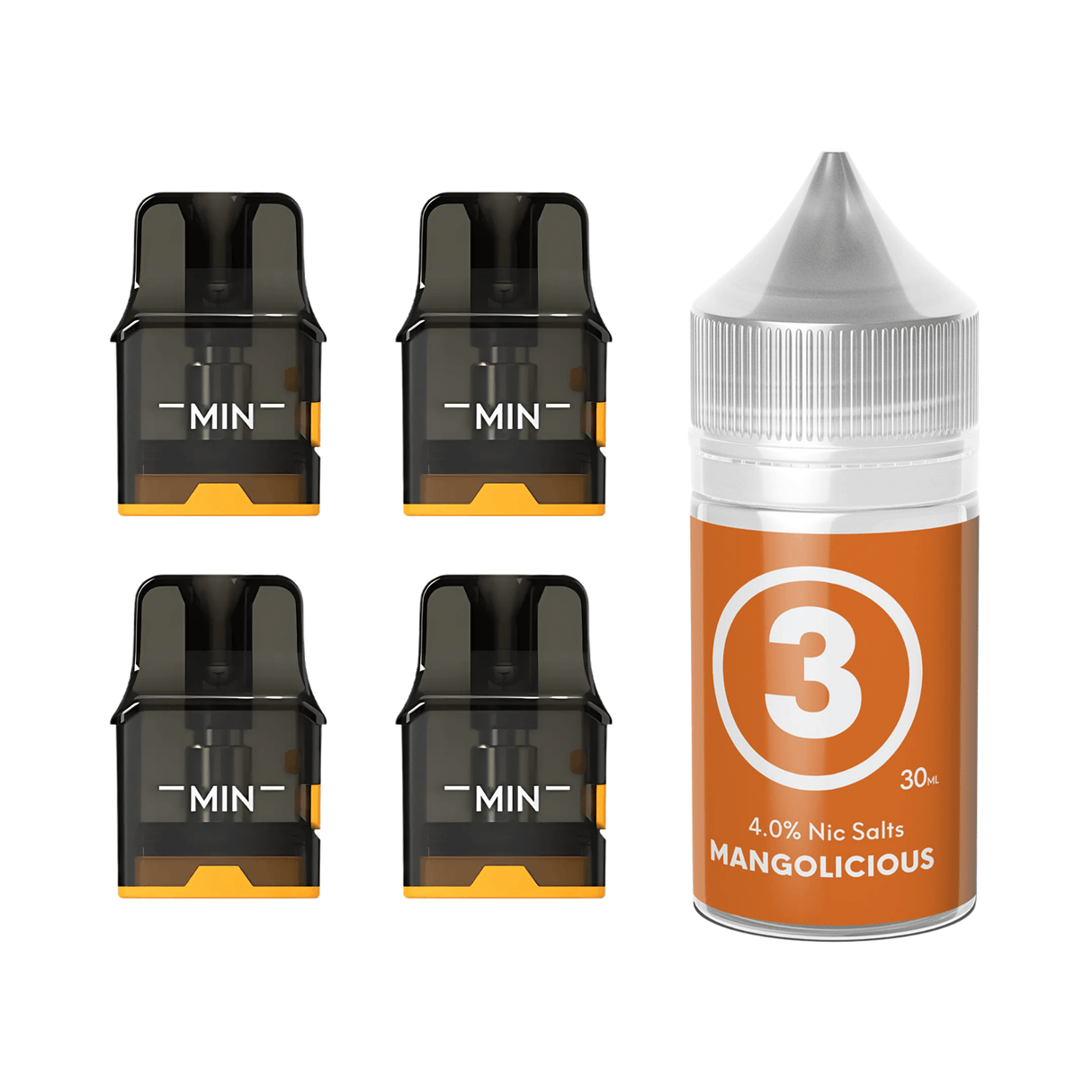 3 Mangolicious Pod & Built - in Coil (0.6Ω) - for Pro II only Airscream Pro II / LITE Refillable Pods & 313 AirsPops E - Liquid Bundle | Airscream AirsPops | Shop Buy Online | Cape Town, Joburg, Durban, South Africa