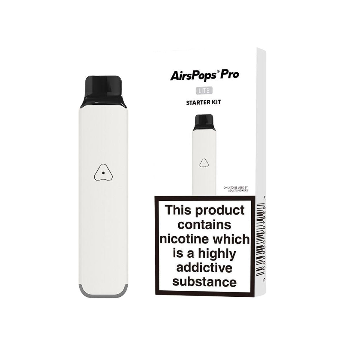 Ivory White front view AirsPops Pro LITE