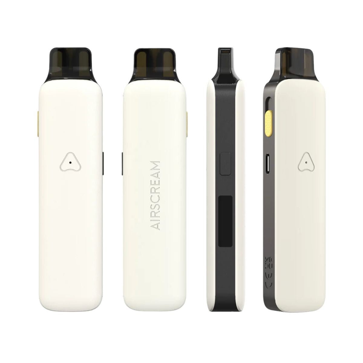 Matte White AirsPops Airscream Pro II Device Starter all angles