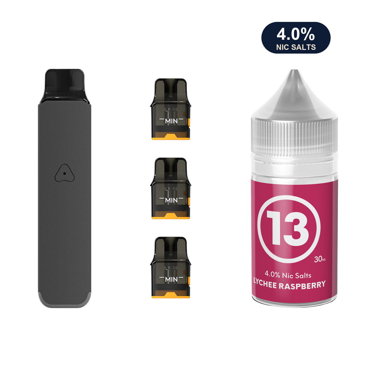 Steel Grey #13 Lychee Raspberry AirsPops Pro LITE Bundle