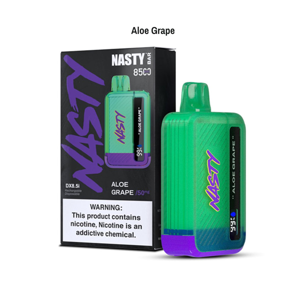 Aloe Grape 🆕 Nasty Bar 8500 Disposable Vape - 5% | NASTY | Shop Buy Online | Cape Town, Joburg, Durban, South Africa