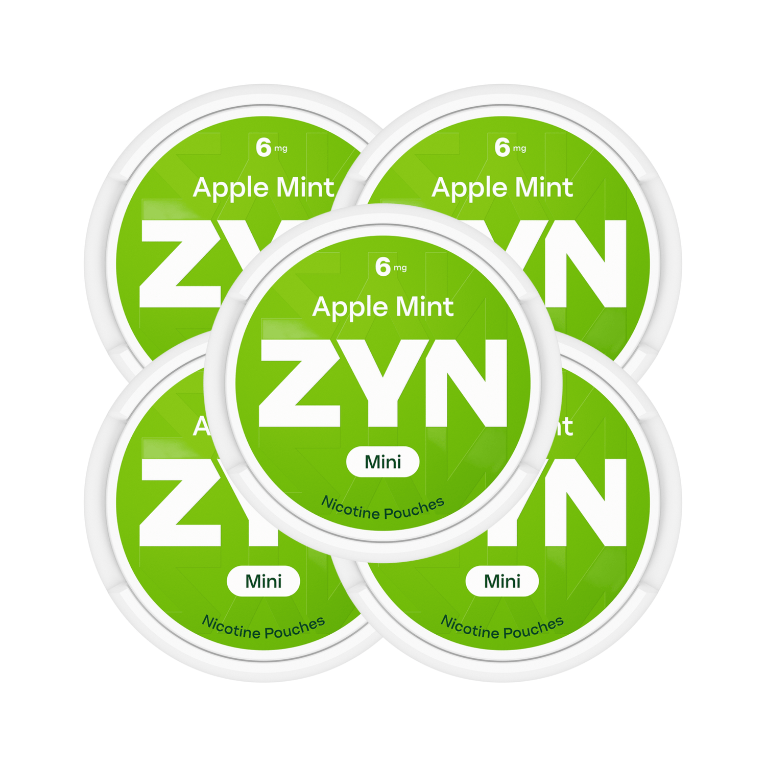 Apple Mint 5 - Pack ZYN Mini Strong Nicotine Pouches - 6mg | ZYN | Shop Buy Online | Cape Town, Joburg, Durban, South Africa