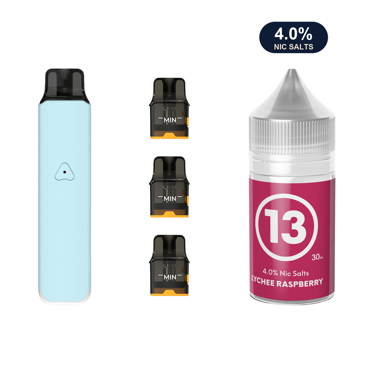 Aqua Blue #13 Lychee Raspberry AirsPops Pro LITE Bundle