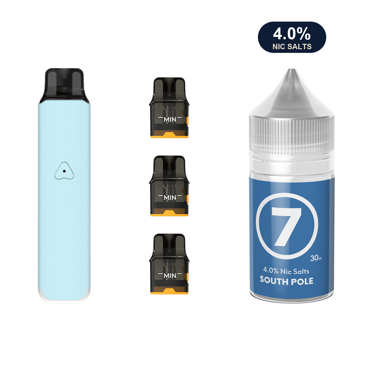 Aqua Blue #7 South Pole AirsPops Pro LITE Bundle