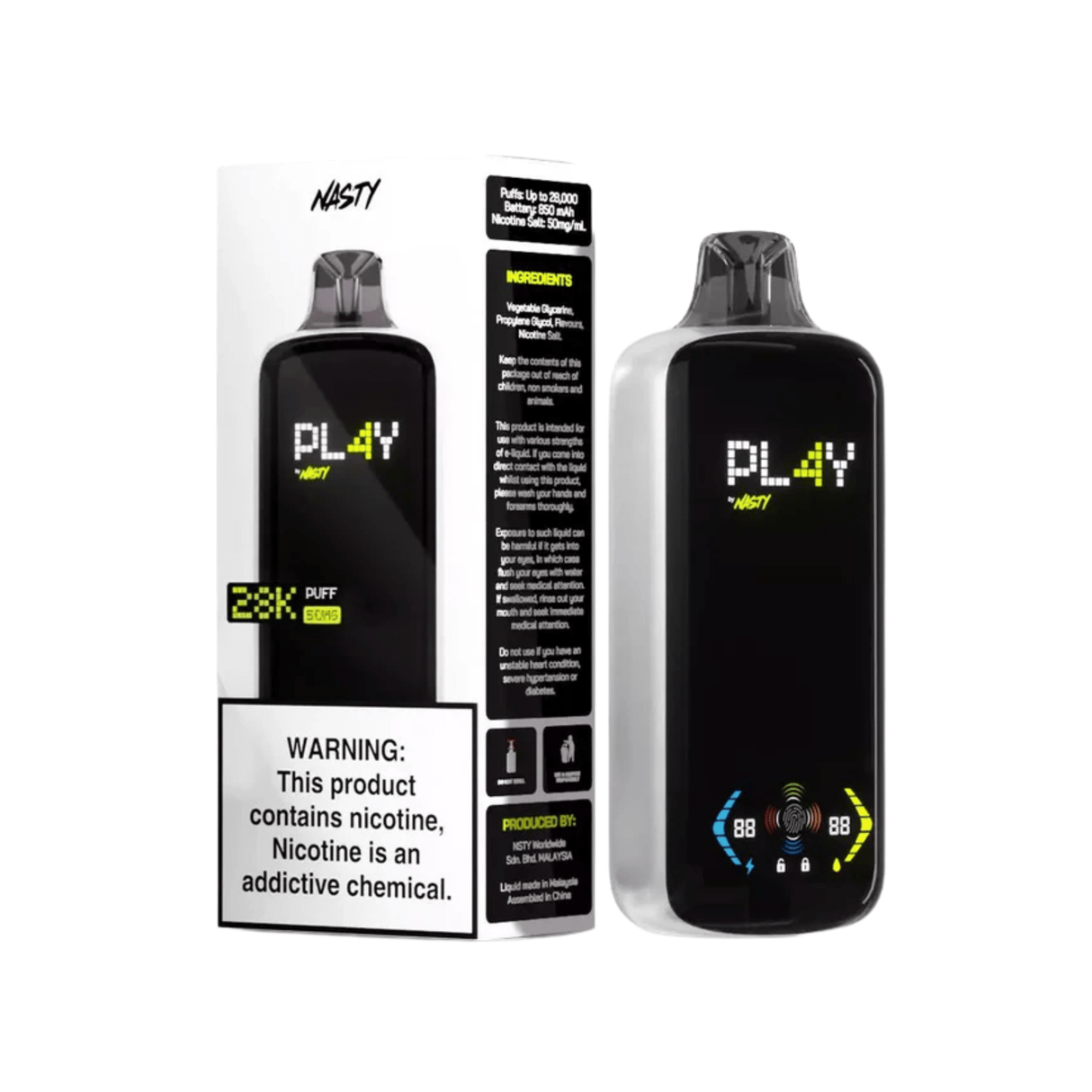 Blue Razz Nasty Bar Play 28k Disposable Vape - 5% | NASTY | Shop Buy Online | Cape Town, Joburg, Durban, South Africa