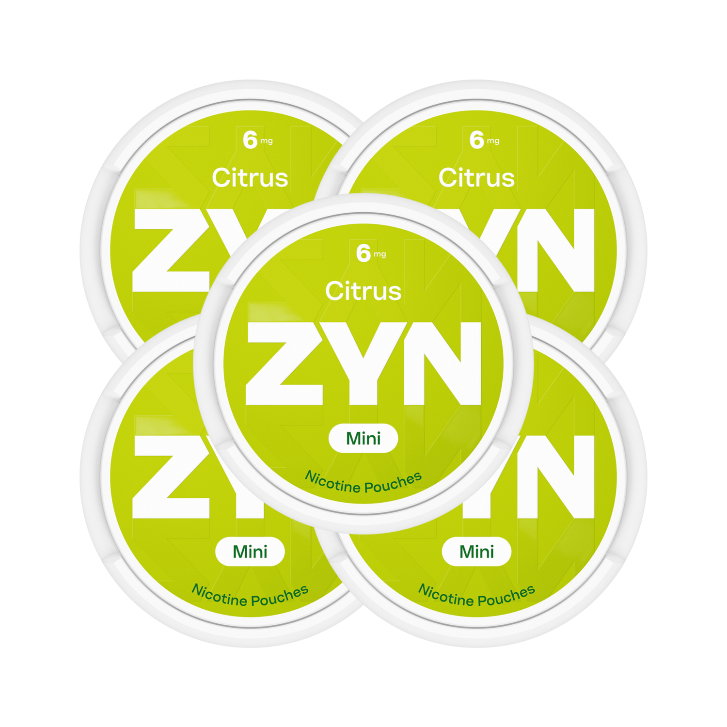 Citrus 5 - Pack ZYN Mini Strong Nicotine Pouches - 6mg | ZYN | Shop Buy Online | Cape Town, Joburg, Durban, South Africa