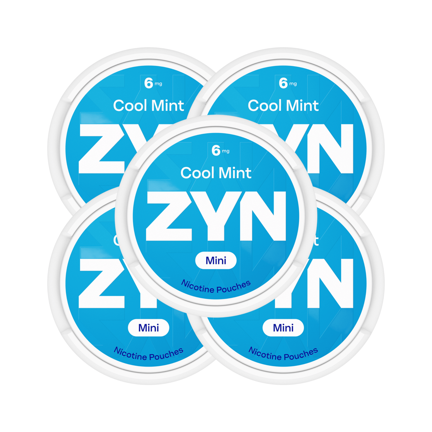 Cool Mint 5 - Pack ZYN Mini Strong Nicotine Pouches - 6mg | ZYN | Shop Buy Online | Cape Town, Joburg, Durban, South Africa
