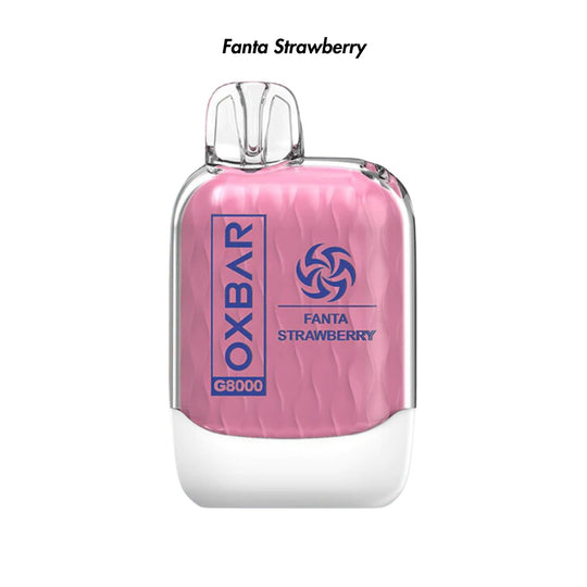 Fanta Strawberry Oxbar Rechargeable G8000 Disposable Vape | Oxbar | Shop Buy Online | Cape Town, Joburg, Durban, South Africa