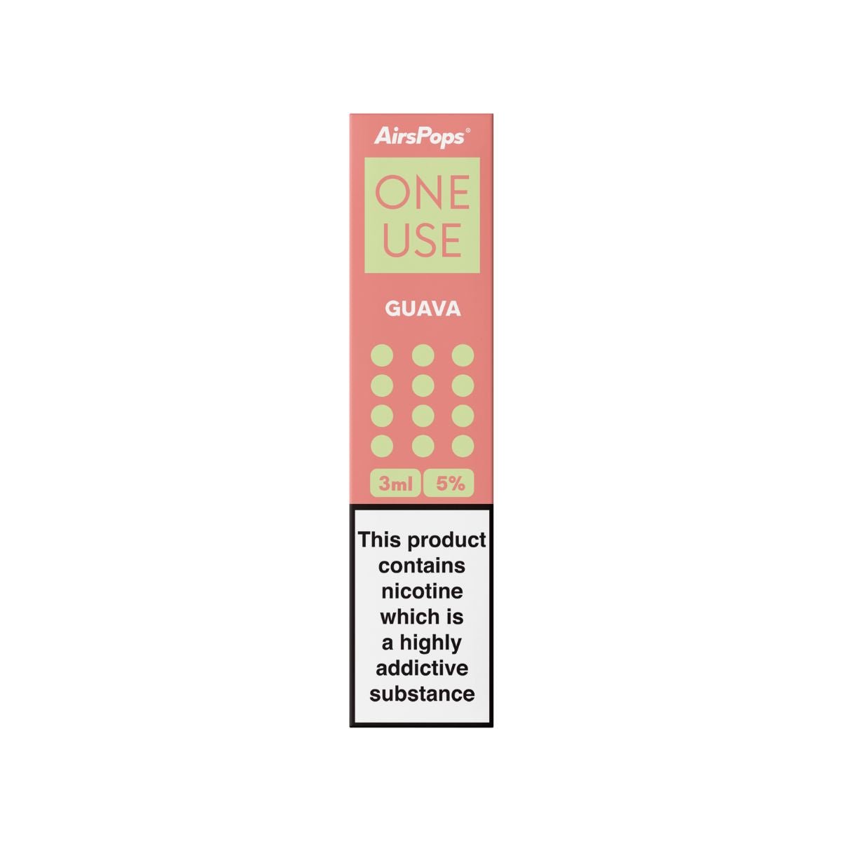 Guava | Airscream AirsPops ONE USE 3ml 3.6%