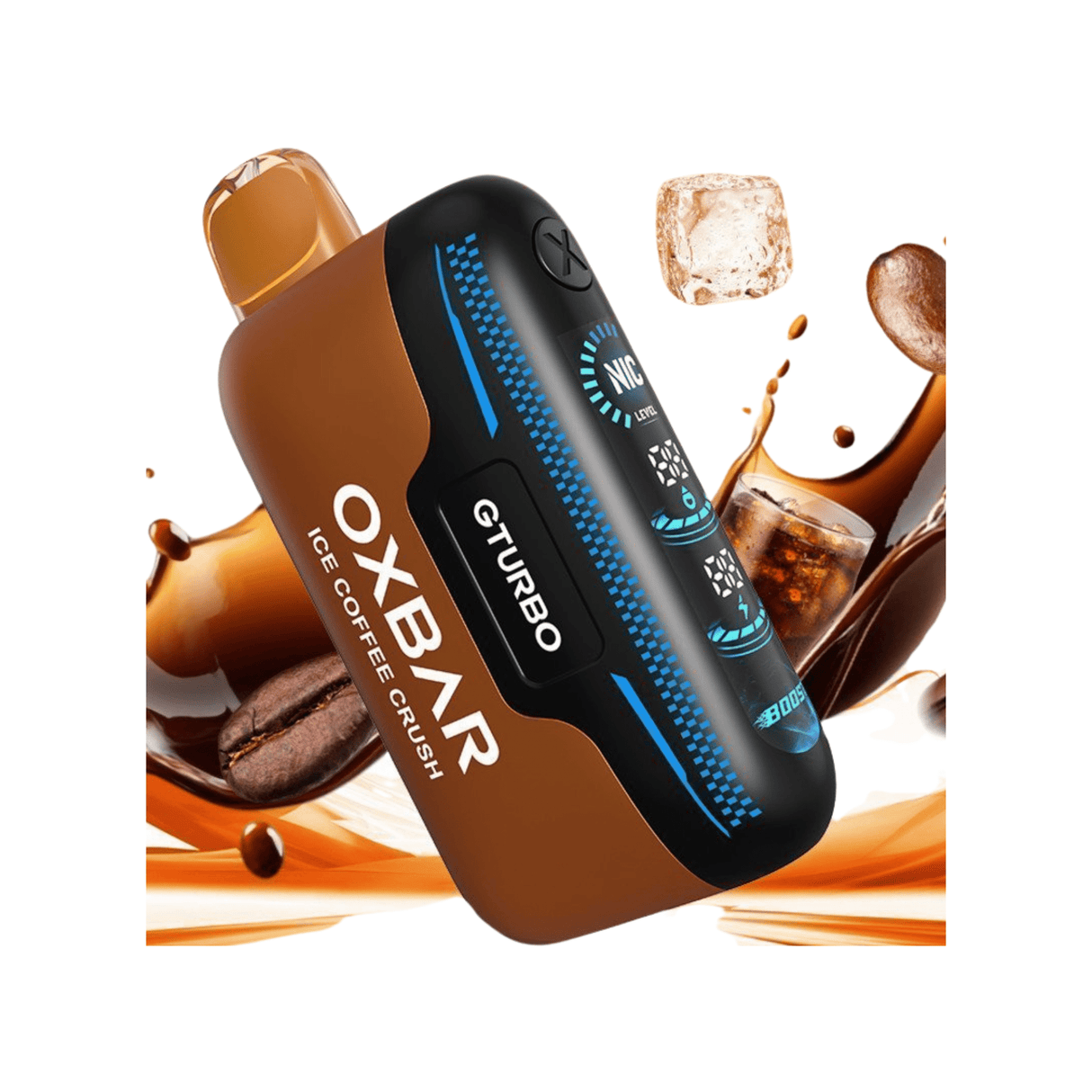 Ice Coffee Crush Oxbar G Turbo 36k Disposable Vape - 5% | Oxbar | Shop Buy Online | Cape Town, Joburg, Durban, South Africa