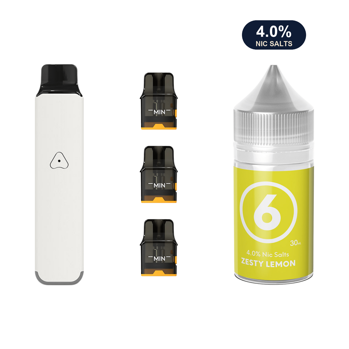 Ivory White #6 Zesty Lemon AirsPops Pro LITE Bundle