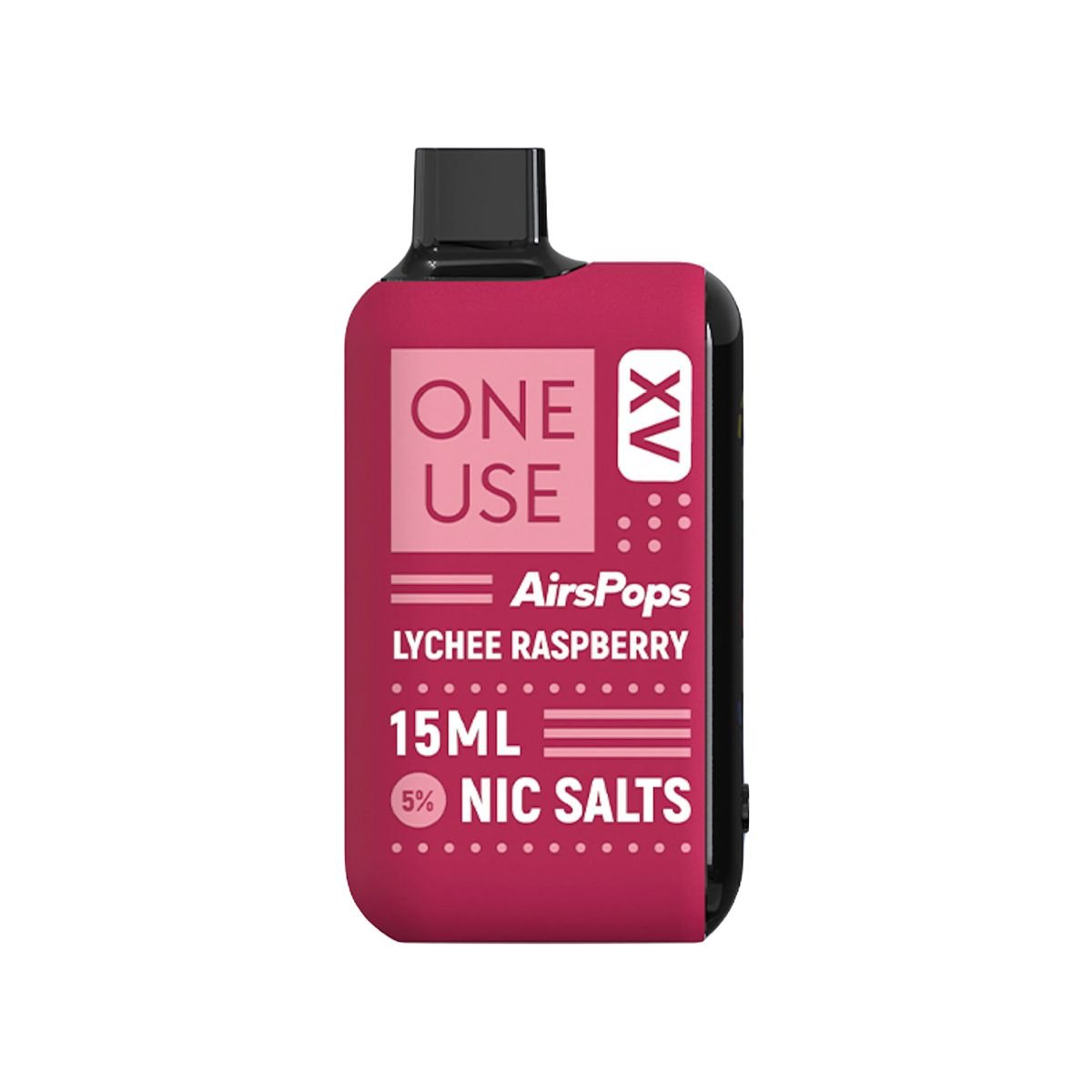 Lychee Raspberry Airscream AirsPops ONE USE XV 15ml Disposable Vape - 5% | Airscream AirsPops | Shop Buy Online | Cape Town, Joburg, Durban, South Africa