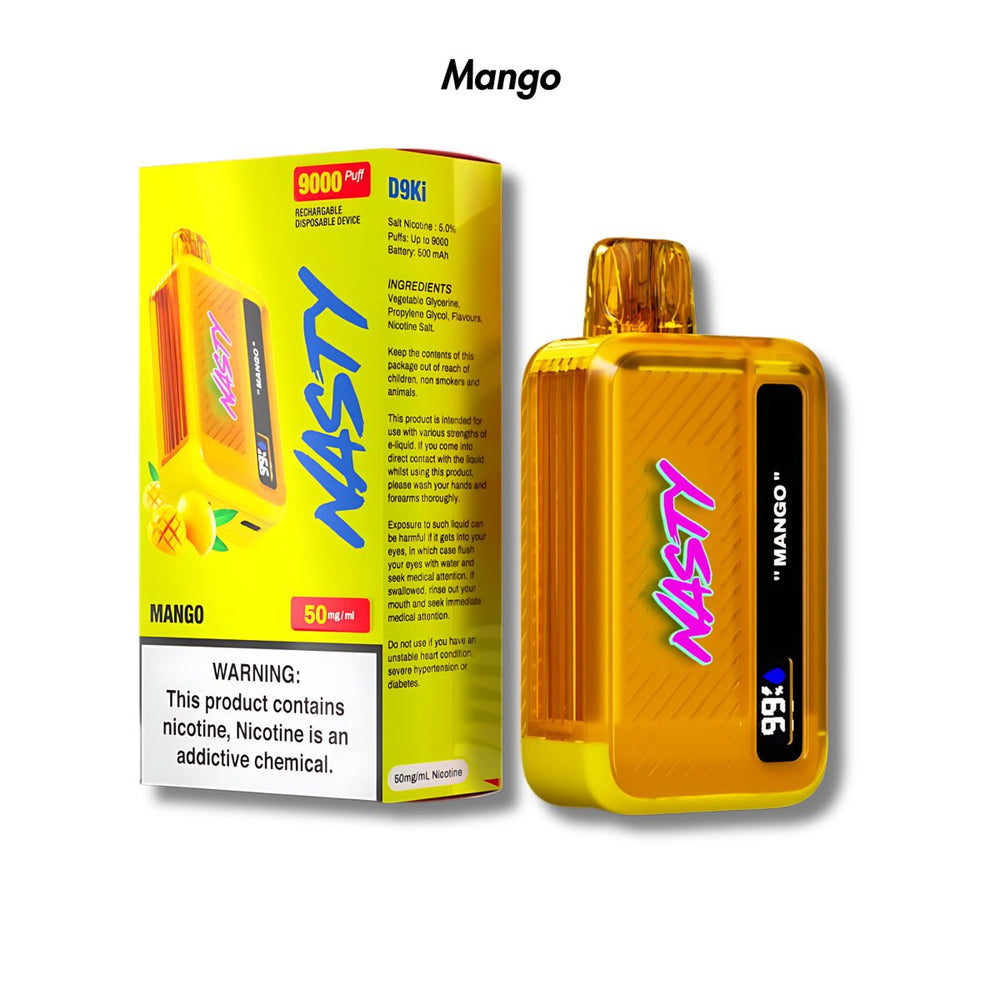 Mango Nasty Bar 9000 Disposable Vape - 5% | NASTY | Shop Buy Online | Cape Town, Joburg, Durban, South Africa