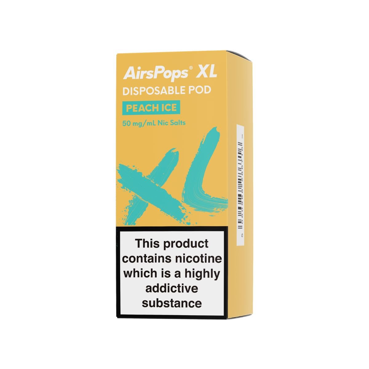Peach Ice AirsPops XL Prefilled Disposable Pod 10ml - 5% | Airscream AirsPops | Shop Buy Online | Cape Town, Joburg, Durban, South Africa