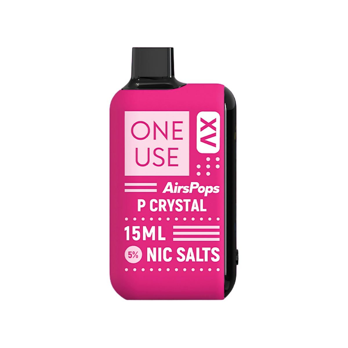 Pink Crystal Airscream AirsPops ONE USE XV 15ml Disposable Vape - 5% | Airscream AirsPops | Shop Buy Online | Cape Town, Joburg, Durban, South Africa