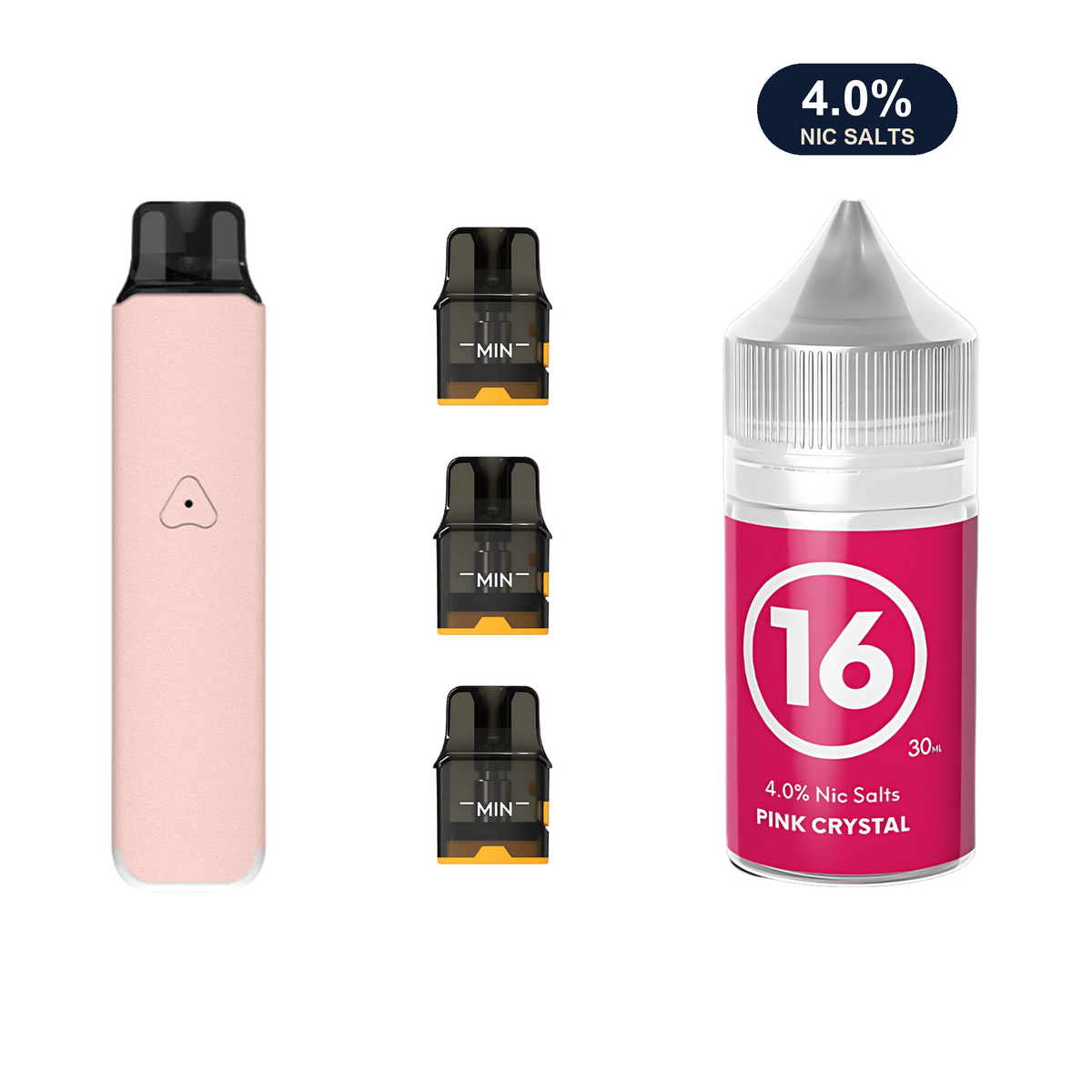 Rosy Pink #16 Pink Crystal AirsPops Pro LITE Bundle