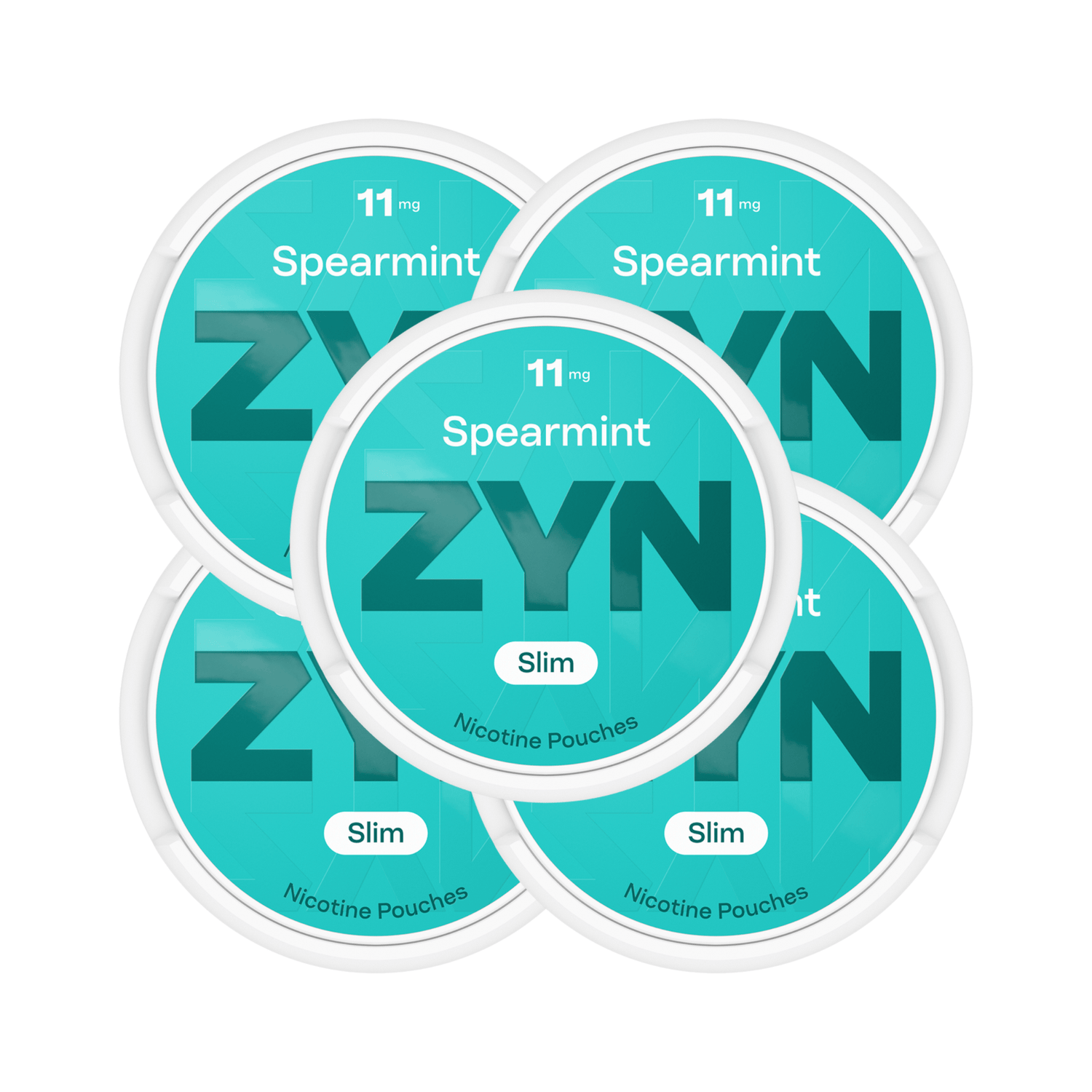 Spearmint 5 - Pack ZYN Slim Extra Strong Nicotine Pouches - 11mg | ZYN | Shop Buy Online | Cape Town, Joburg, Durban, South Africa