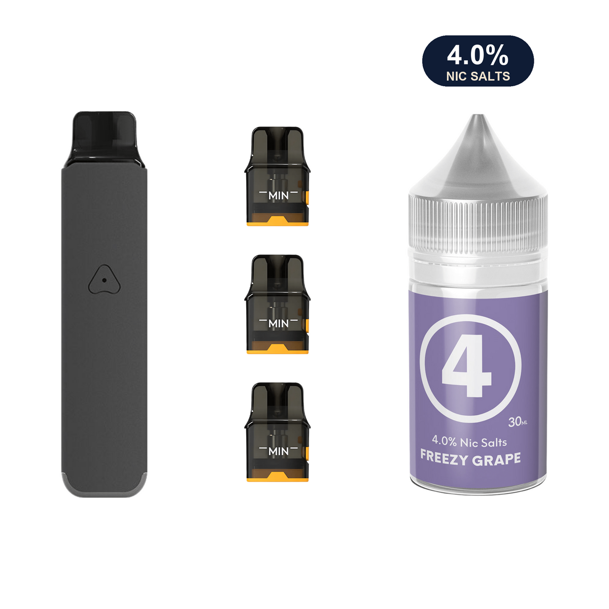 Steel Grey #4 Freezy Grape AirsPops Pro LITE Bundle
