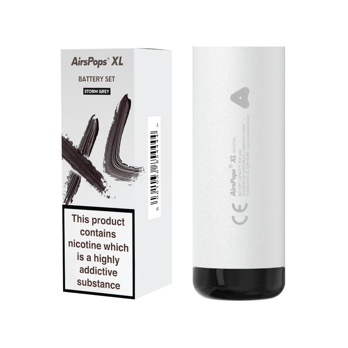 Storm Grey AirsPops XL Device and box