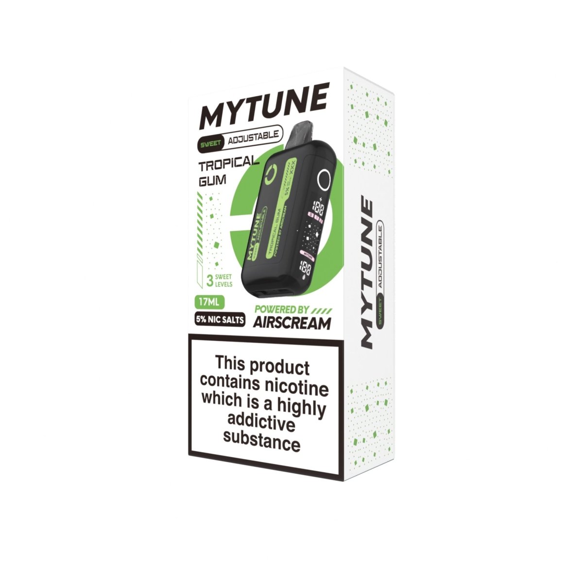 Tropical Gum Airscream MyTune 17ml Disposable Vape - 5% | Airscream AirsPops | Shop Buy Online | Cape Town, Joburg, Durban, South Africa