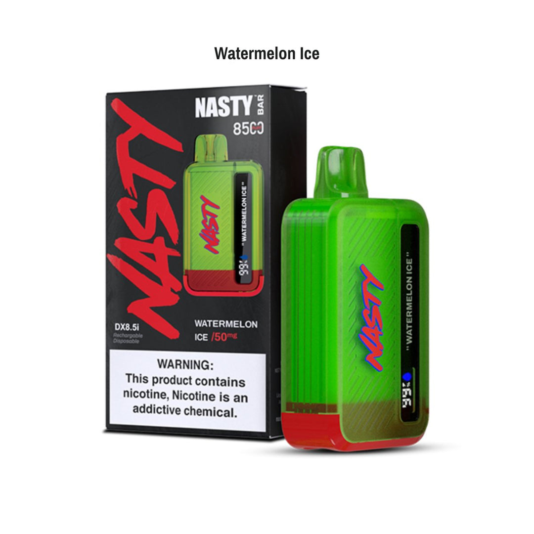 Watermelon Ice 🆕 Nasty Bar 8500 Disposable Vape - 5% | NASTY | Shop Buy Online | Cape Town, Joburg, Durban, South Africa