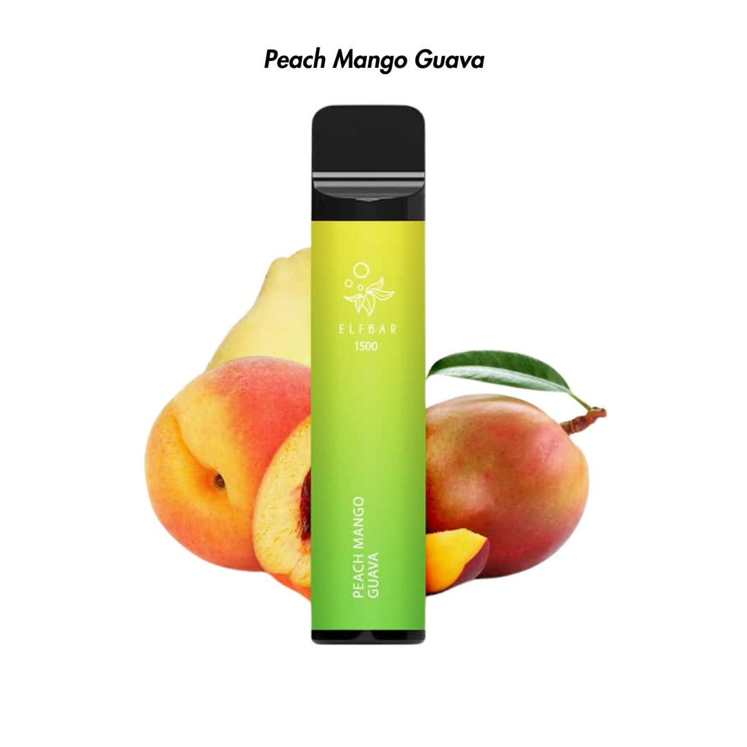 Peach Mango Guava Elf Bar 2500 Puffs Disposable - 5% | Elf Bar | Shop Buy Online | Cape Town, Joburg, Durban, South Africa