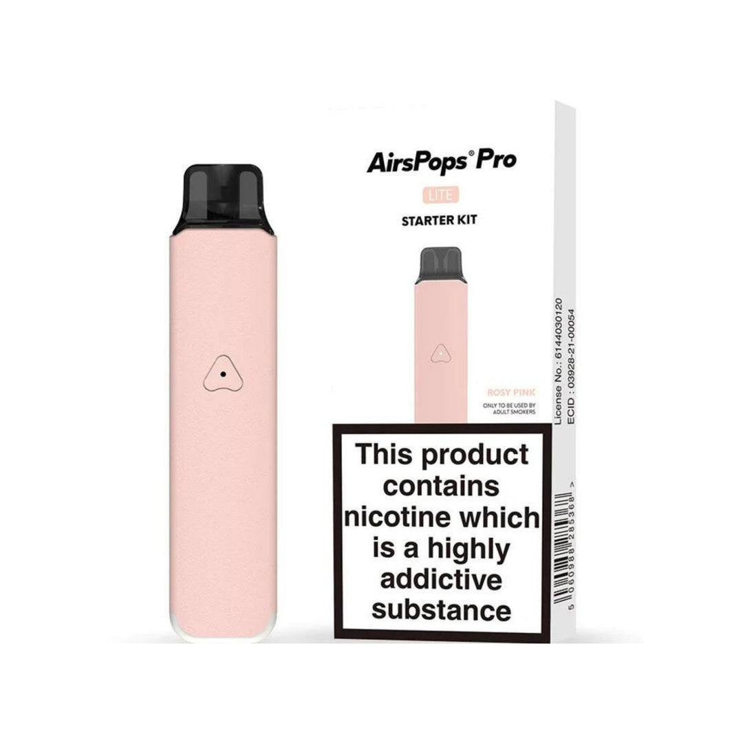 Rosy Pink Airscream Pro LITE Device Starter Kit | Airscream AirsPops | Shop Buy Online | Cape Town, Joburg, Durban, South Africa