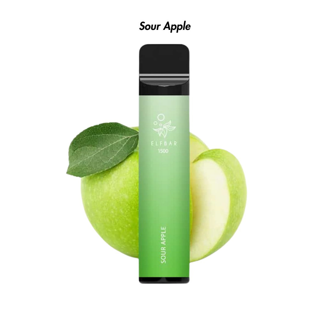 Sour Apple 🆕 Elf Bar 2500 Puffs Disposable - 5% | Elf Bar | Shop Buy Online | Cape Town, Joburg, Durban, South Africa