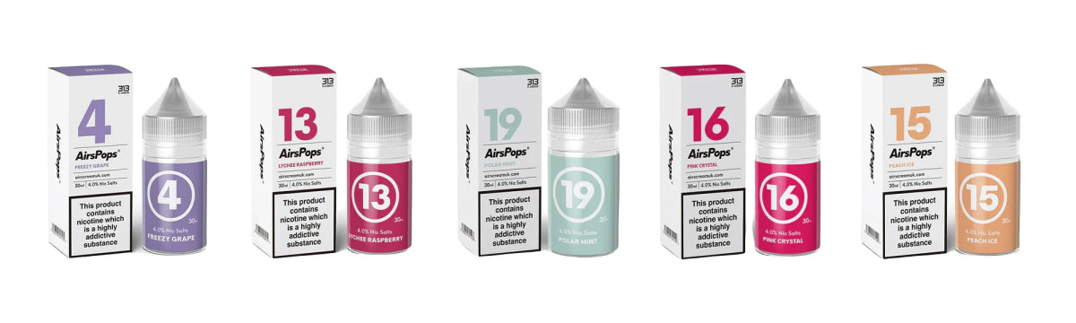 313 AirsPops E-Liquid 30ml Flavours - Smoke Organic Store | SAs Premier Online Vape Shop