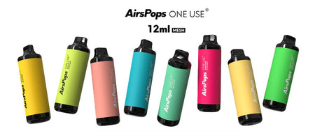 The Ultimate Review of the Rechargeable AirsPops ONE USE 12ml Mesh Disposable Vape - Smoke Organic Store | SAs Premier Online Vape Shop