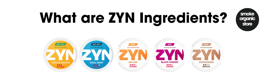What are ZYN Nicotine Pouch Ingredients? - Smoke Organic Store | SAs Premier Online Vape Shop