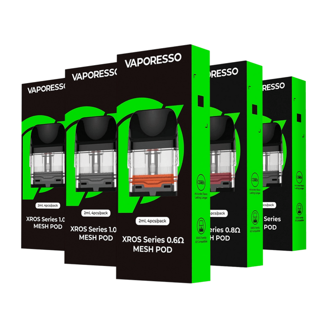 0.4Ω (3ml) Vaporesso XROS Series Refillable Pods - 4 - Pack | Vaporesso | Shop Buy Online | Cape Town, Joburg, Durban, South Africa