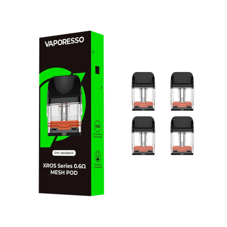 0.6Ω (3ml) Vaporesso XROS Series Refillable Pods - 4 - Pack | Vaporesso | Shop Buy Online | Cape Town, Joburg, Durban, South Africa