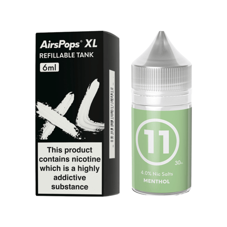 #11 Menthol AirsPops XL Refillable Pod & 313 AirsPops E - Liquid Bundle | Airscream AirsPops | Shop Buy Online | Cape Town, Joburg, Durban, South Africa