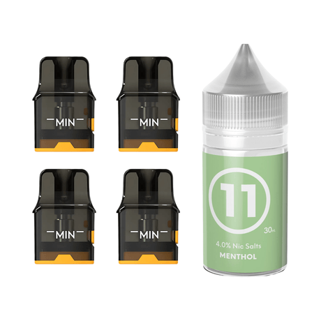 11 Menthol Pod & Built - in Coil (0.6Ω) - for Pro II only Airscream Pro II / LITE Refillable Pods & 313 AirsPops E - Liquid Bundle | Airscream AirsPops | Shop Buy Online | Cape Town, Joburg, Durban, South Africa