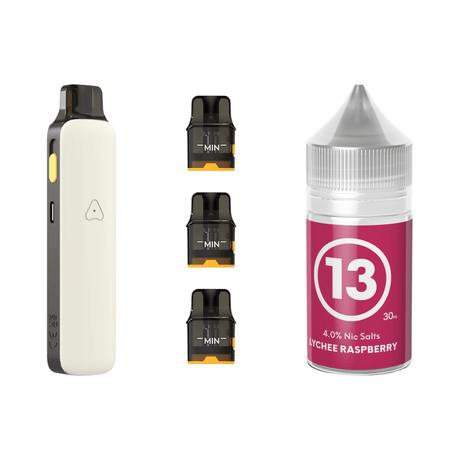 #13 Lychee Raspberry Airscream Pro II Device, Refillable Pods and E - Liquid Bundle | Airscream AirsPops | Shop Buy Online | Cape Town, Joburg, Durban, South Africa