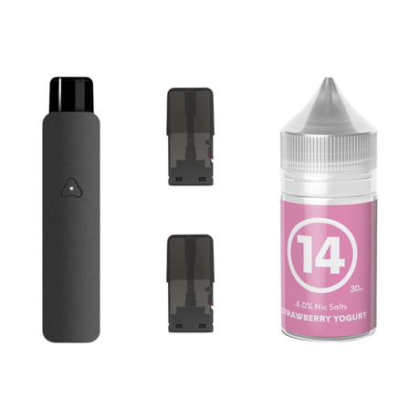 #14 Strawberry Yoghurt Airscream 7 Device, Refillable Pods and E - Liquid Bundle | Airscream AirsPops | Shop Buy Online | Cape Town, Joburg, Durban, South Africa