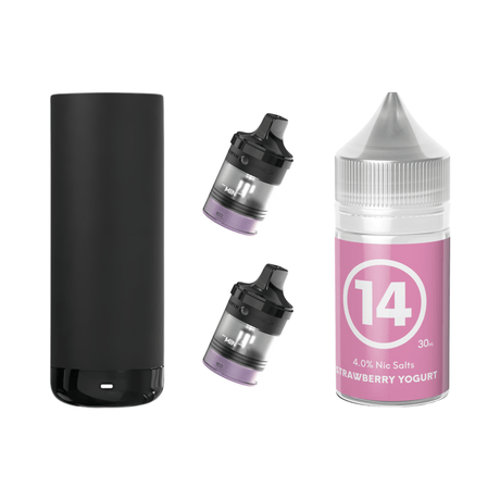 #14 Strawberry Yoghurt AirsPops XL Device, Refillable Pods, and E - Liquid Bundle | Airscream AirsPops | Shop Buy Online | Cape Town, Joburg, Durban, South Africa