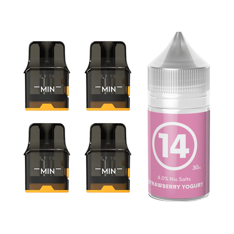 14 Strawberry Yoghurt Pod & Built - in Coil (0.6Ω) - for Pro II only Airscream Pro II / LITE Refillable Pods & 313 AirsPops E - Liquid Bundle | Airscream AirsPops | Shop Buy Online | Cape Town, Joburg, Durban, South Africa