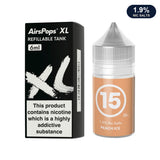 AirsPops XL refillable pod 6ml with 313 Peach Ice 1.9% e-liquid