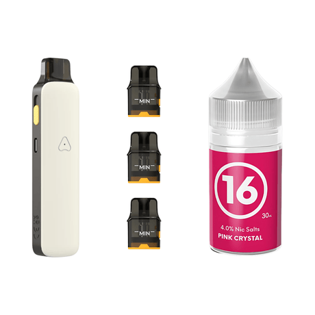 #16 Pink Crystal Airscream Pro II Device, Refillable Pods and E - Liquid Bundle | Airscream AirsPops | Shop Buy Online | Cape Town, Joburg, Durban, South Africa