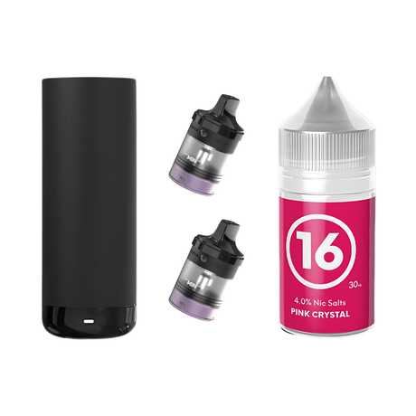 #16 Pink Crystal AirsPops XL Device, Refillable Pods, and E - Liquid Bundle | Airscream AirsPops | Shop Buy Online | Cape Town, Joburg, Durban, South Africa