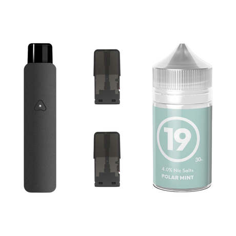 #19 Polar Mint Airscream 7 Device, Refillable Pods and E - Liquid Bundle | Airscream AirsPops | Shop Buy Online | Cape Town, Joburg, Durban, South Africa