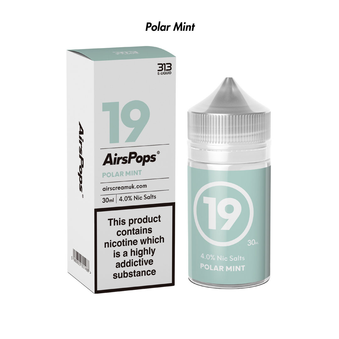 Polar Mint 313 AirsPops E-Liquid 40mg from The Smoke Organic Store with Fast Delivery in South Africa
